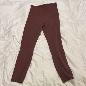 Vuori Chocolate Ribbed Leggings